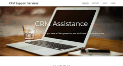 Desktop Screenshot of crmsupportservices.com