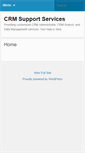 Mobile Screenshot of crmsupportservices.com